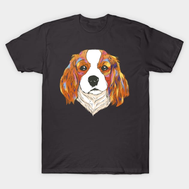 Charles Spaniel T-Shirt by Sarina Safir